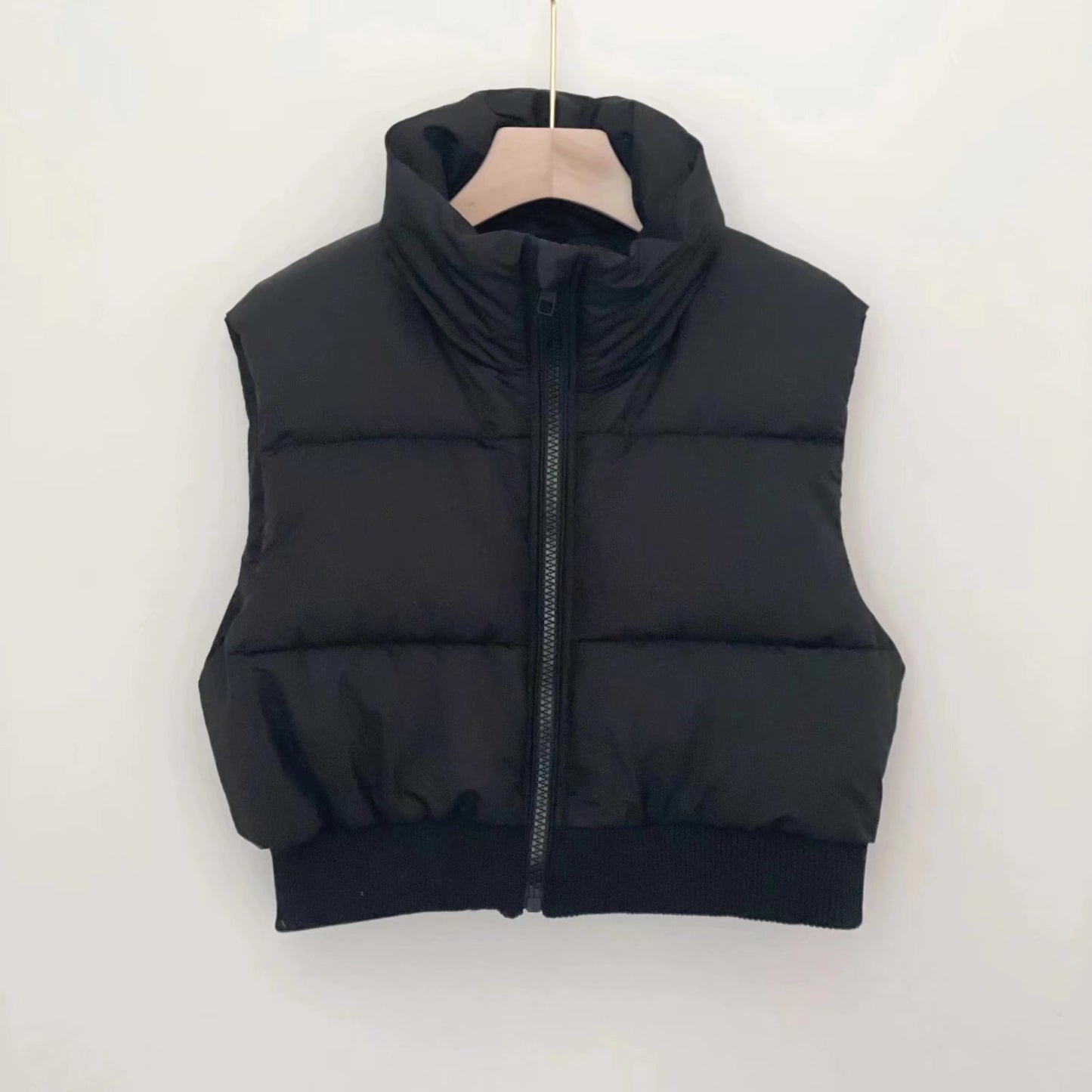 Summer Women Clothing Street City Casual Cotton Padded Jacket Vest