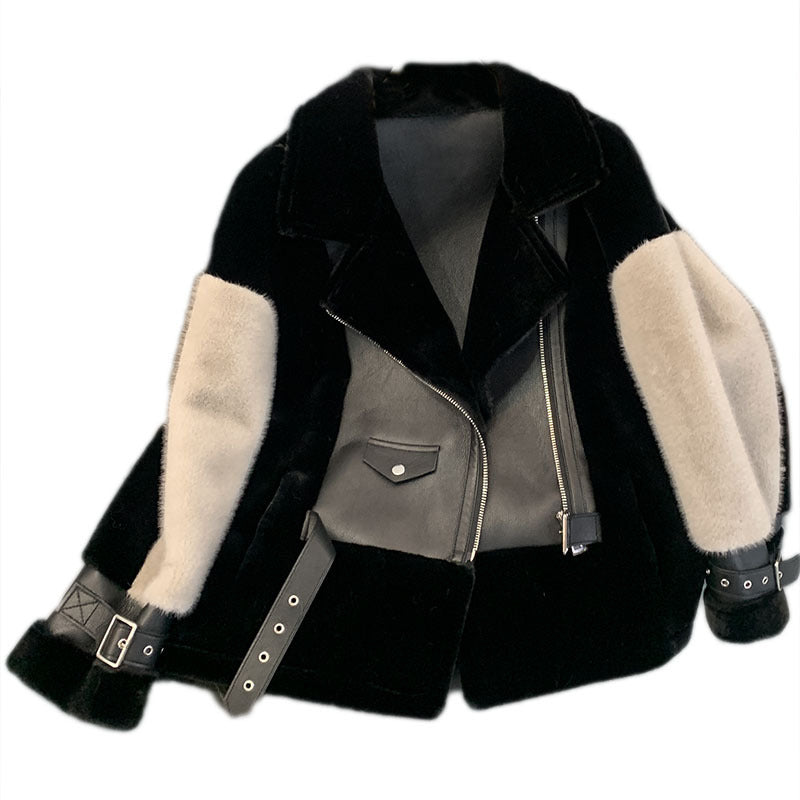 Women's Locomotive Environmental Fur Coat