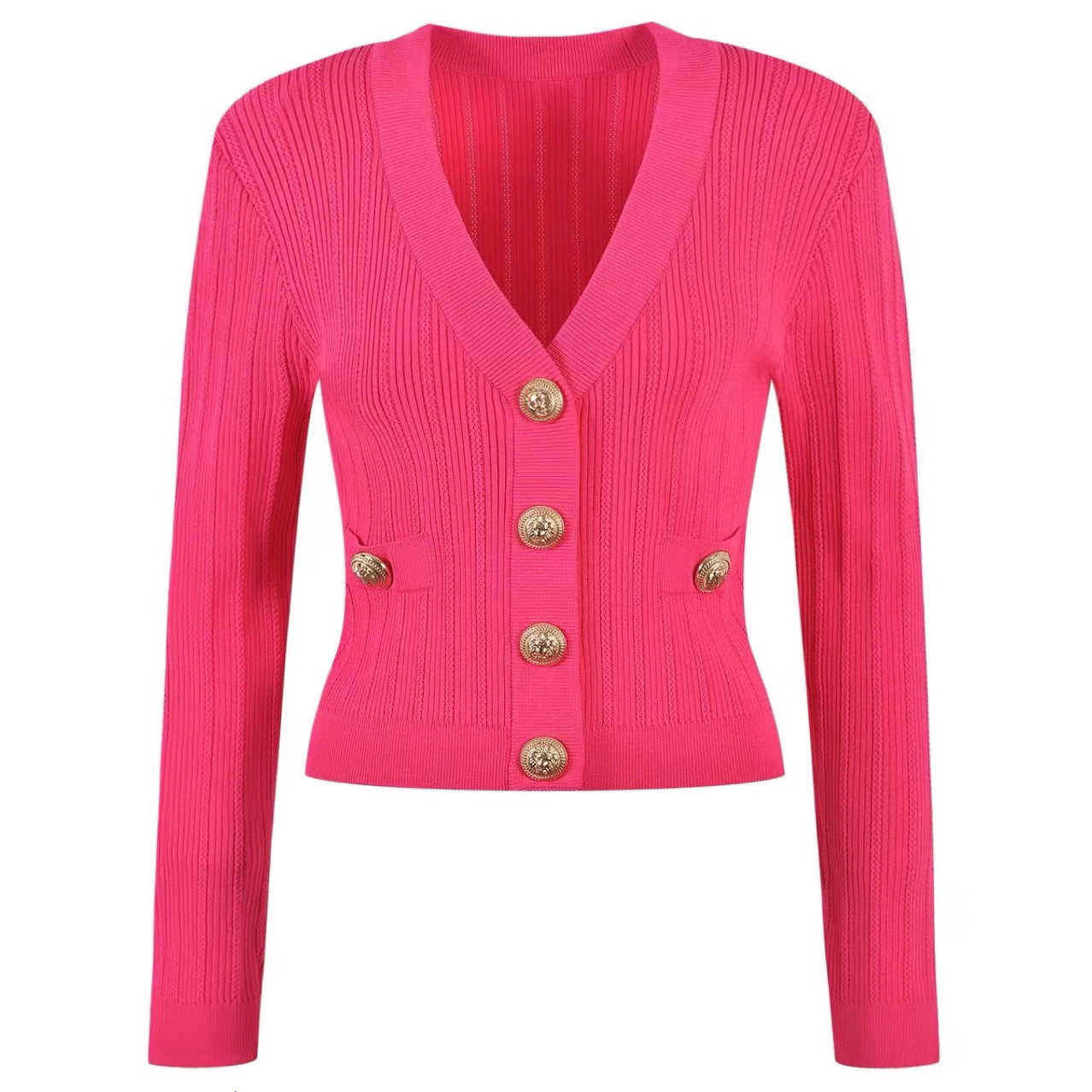 Printemps automne femmes pull Cardigan classique haute qualité veste tricots