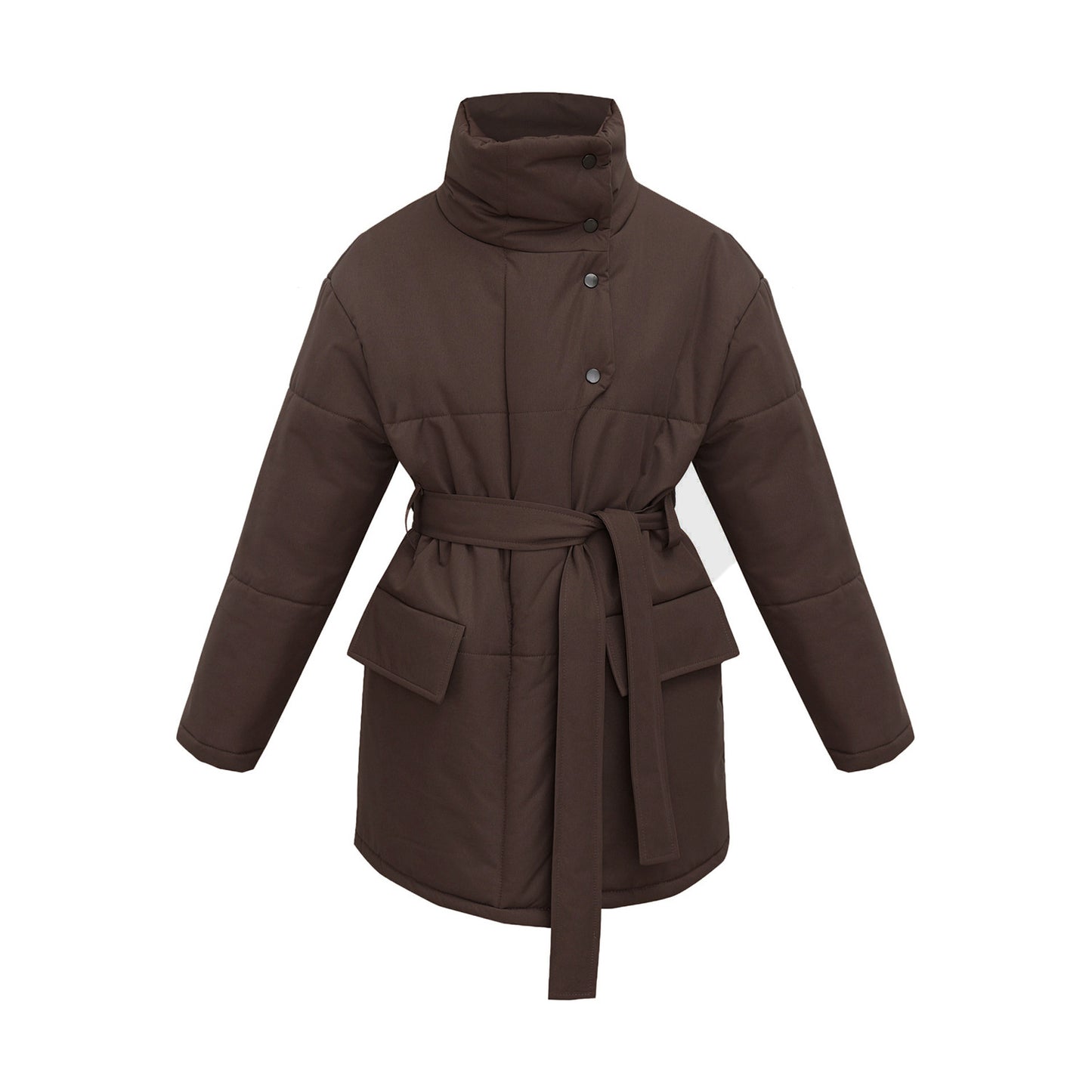 Women's Fashion Temperament Standing Collar Cotton Jacket