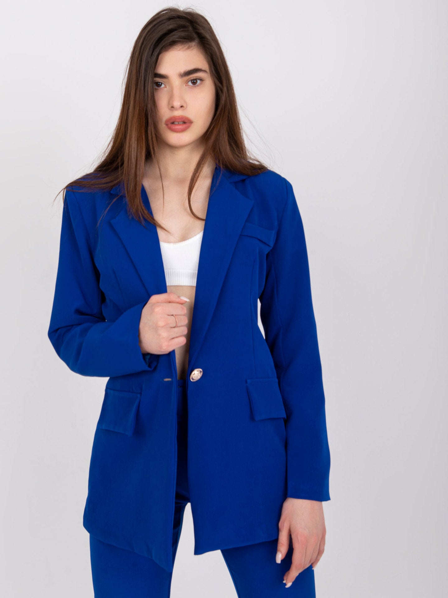 Blazer d'affaires pour femmes, haut de bureau décontracté