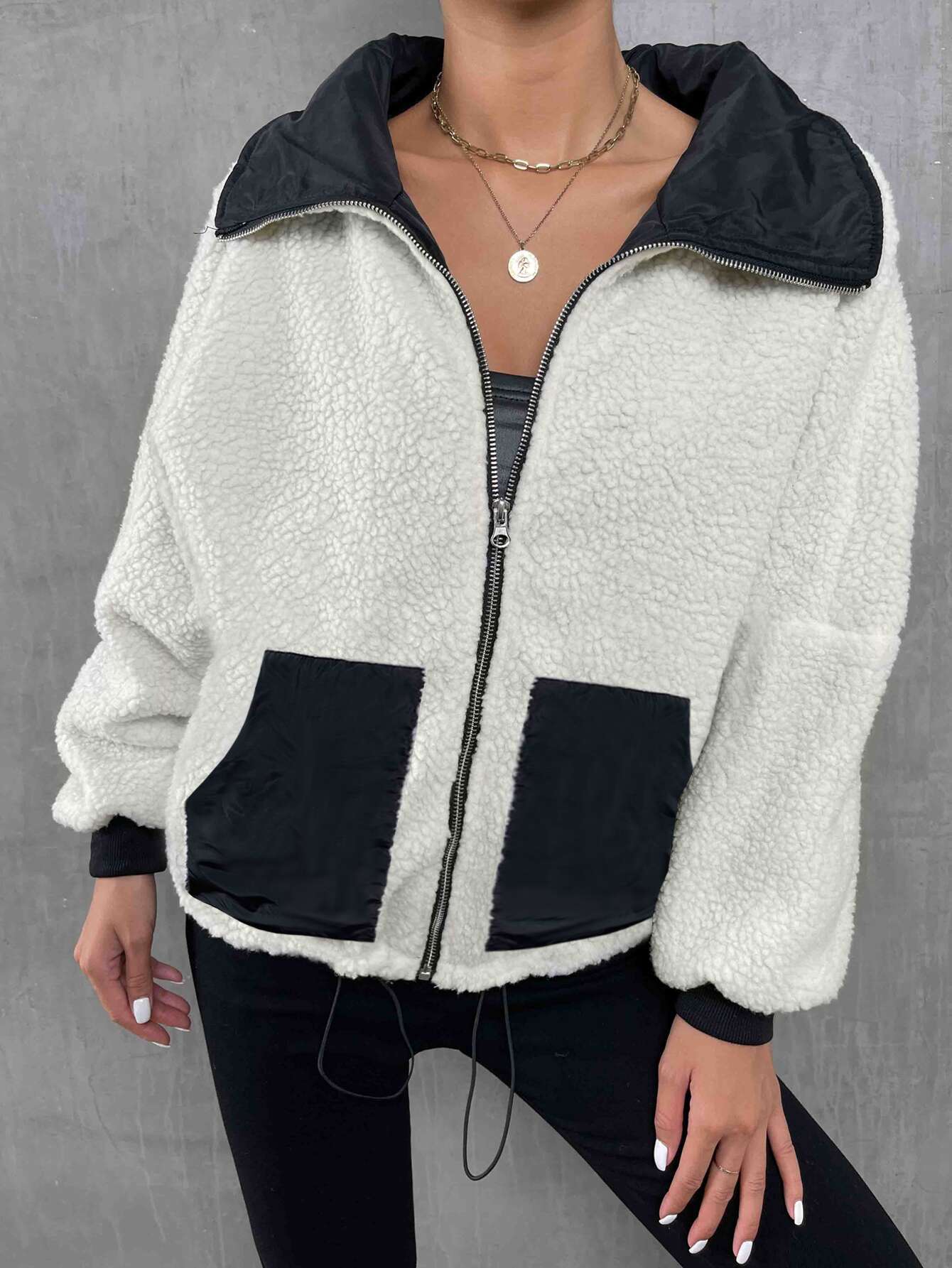 Women Zipper Cardigan Sweater Autumn Winter Women Clothing Knitted Jacket Coat Top