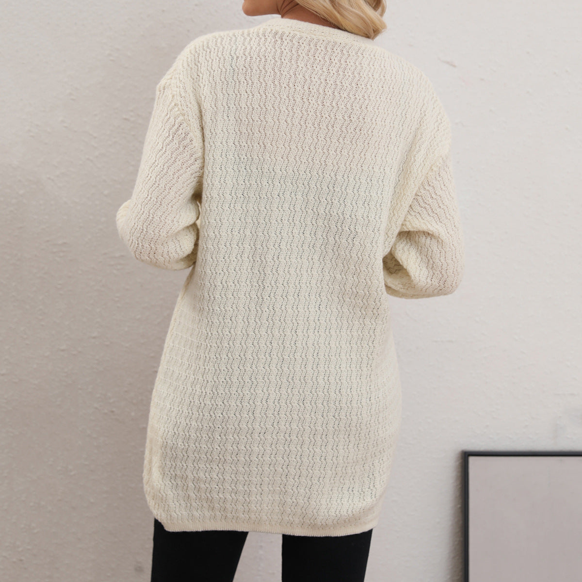 Women weater Cardigan Knitted Thin Coat Casual Women Top Autumn Winter