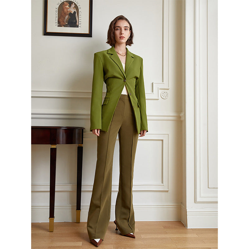 Blazer Design pour femmes, haut de niche de bureau, printemps