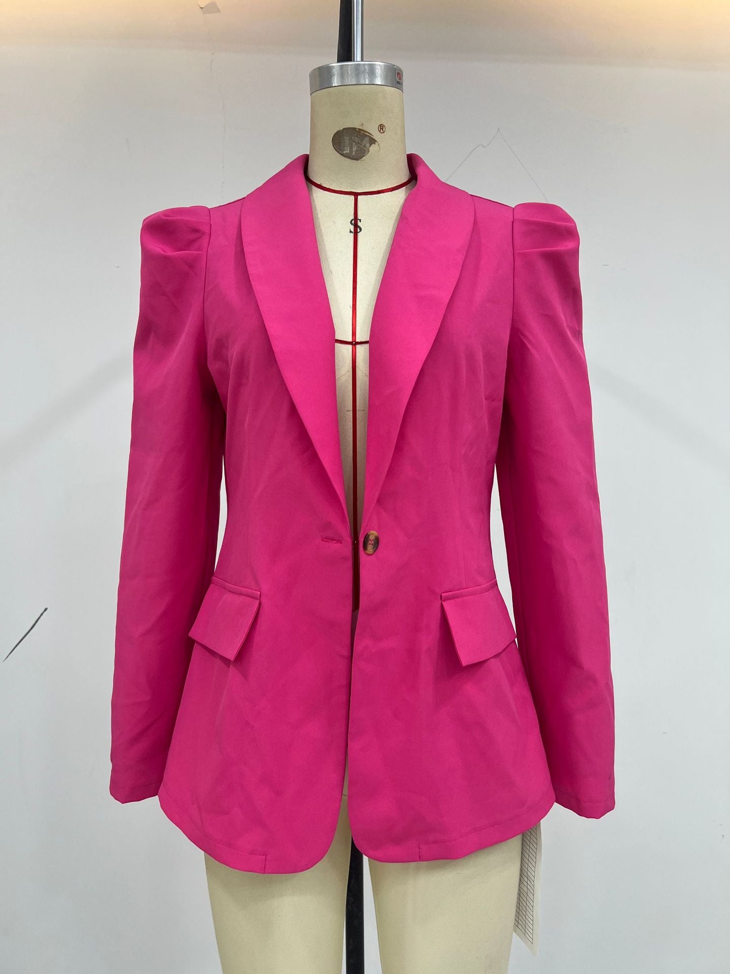 Vêtements pour femmes Automne Mode Ajusté Manches Longues Femmes Blazer D'affaires