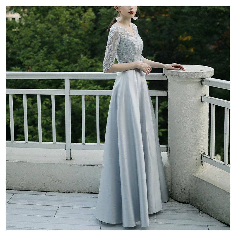 Vestido de noche elegante para fiesta de banquete para mujer