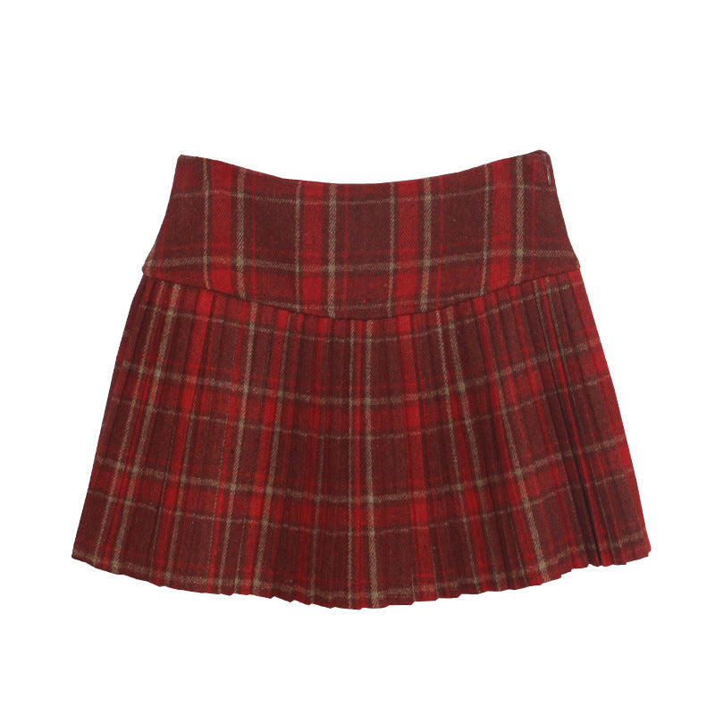 Women Short Skirt Autumn Winter Wear Anti Exposure Skirt