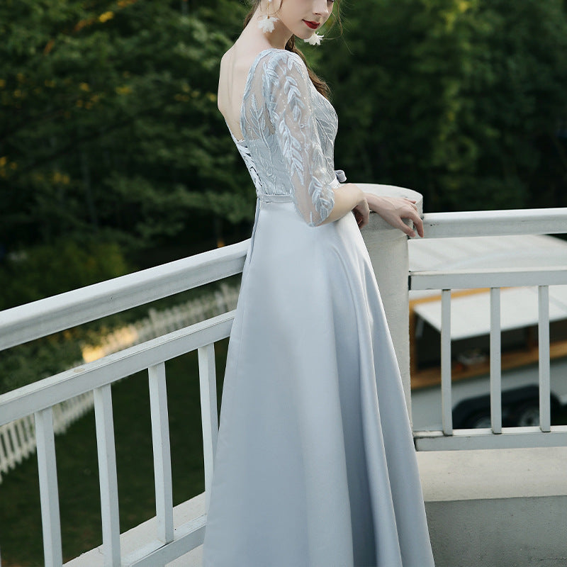 Vestido de noche elegante para fiesta de banquete para mujer