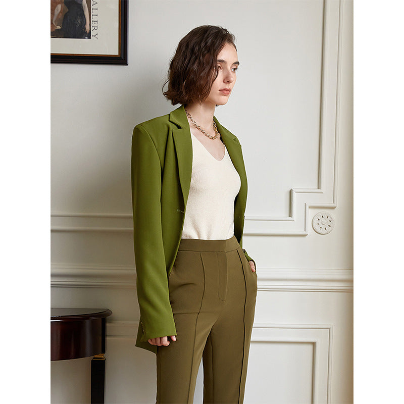 Blazer Design pour femmes, haut de niche de bureau, printemps