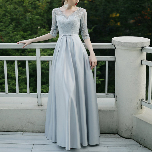 Vestido de noche elegante para fiesta de banquete para mujer