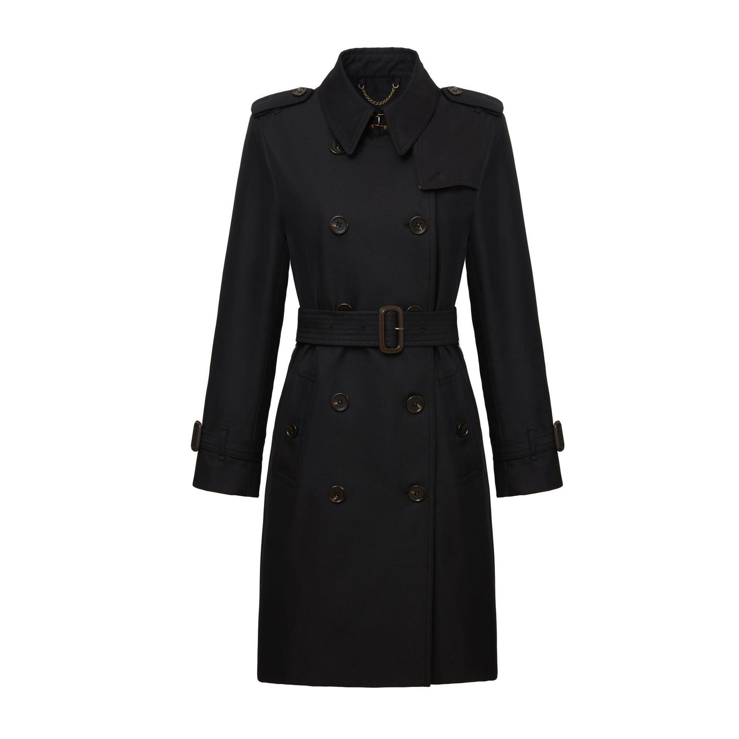 Trench-coat kaki mi-long Element pour femme, trench-coat assorti pour le bureau, dix ans toujours