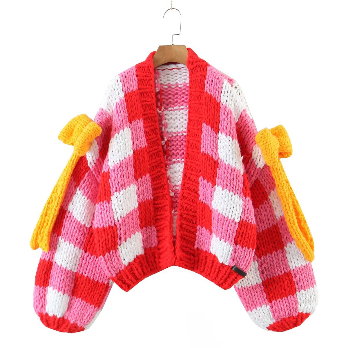 Autumn Handmade Pretty Girl Warrior Big Bow Sweater