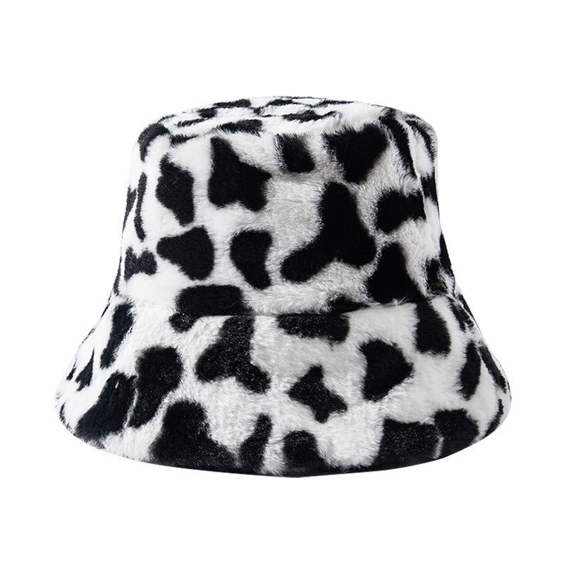 Bucket Hat Women Autumn Winter Day Hat Warm Thickened Bucket Hat Tide