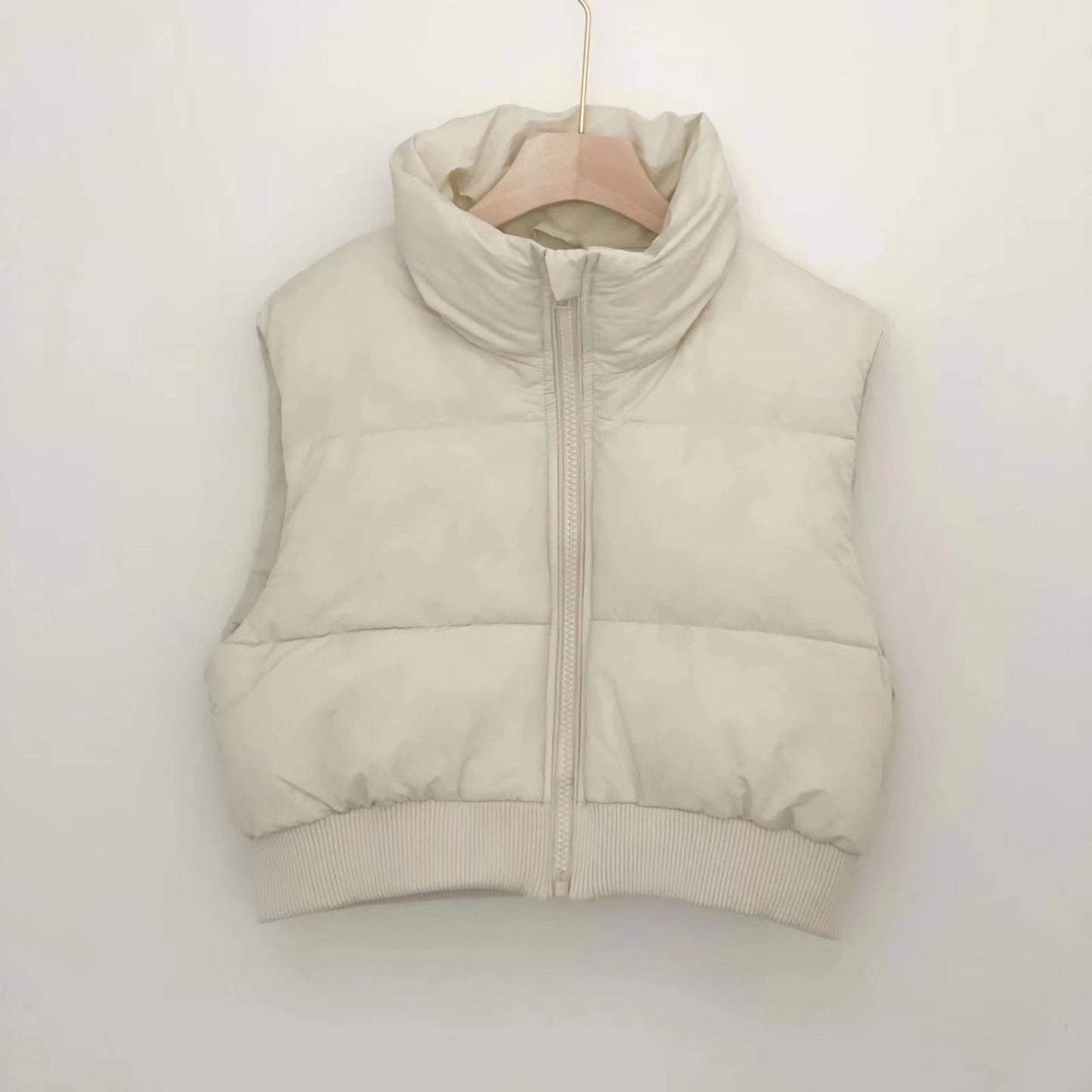 Summer Women Clothing Street City Casual Cotton Padded Jacket Vest