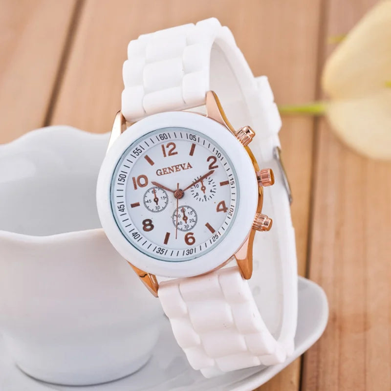 Women Watches 2023 New Fashion Luxury Brand Women's Watch Silicone Strap Quartz Wrist Watch For Female Relogio Feminino Zegarki