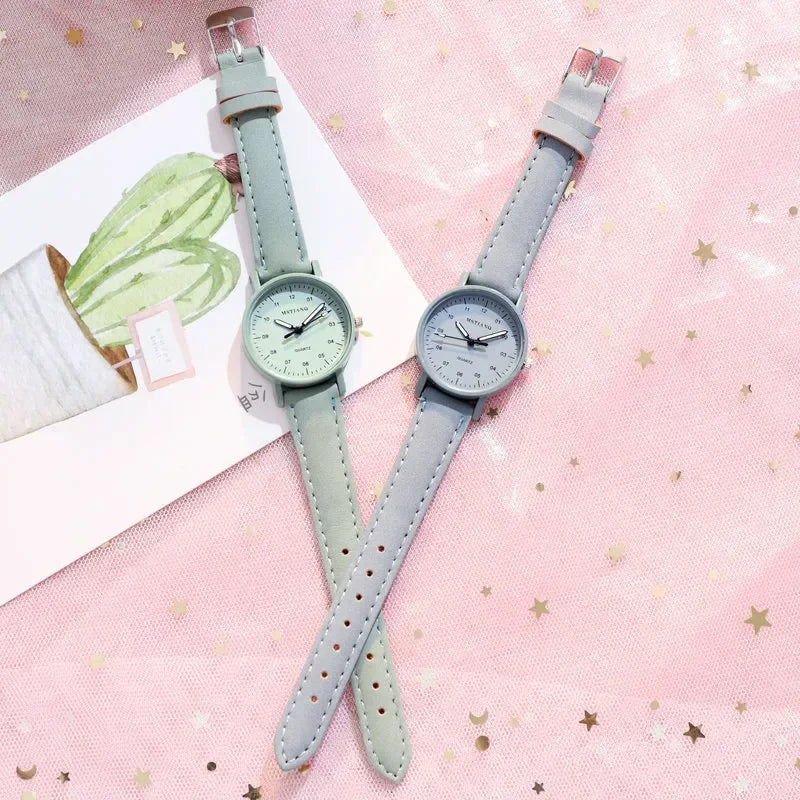 Women Luxury Watch PU Leather Strap Quartz Watches Waterproof Round Dial Retro Bracelet Watch Ladies Girls Wristwatch Reloj 시계