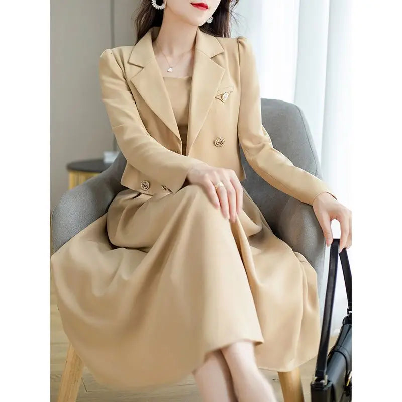 UNXX Stylish Design Sense Age-reducing Two-piece Set Women’s Clothing 2022 Spring New Elegant Temperament Versatile Skirt Suit