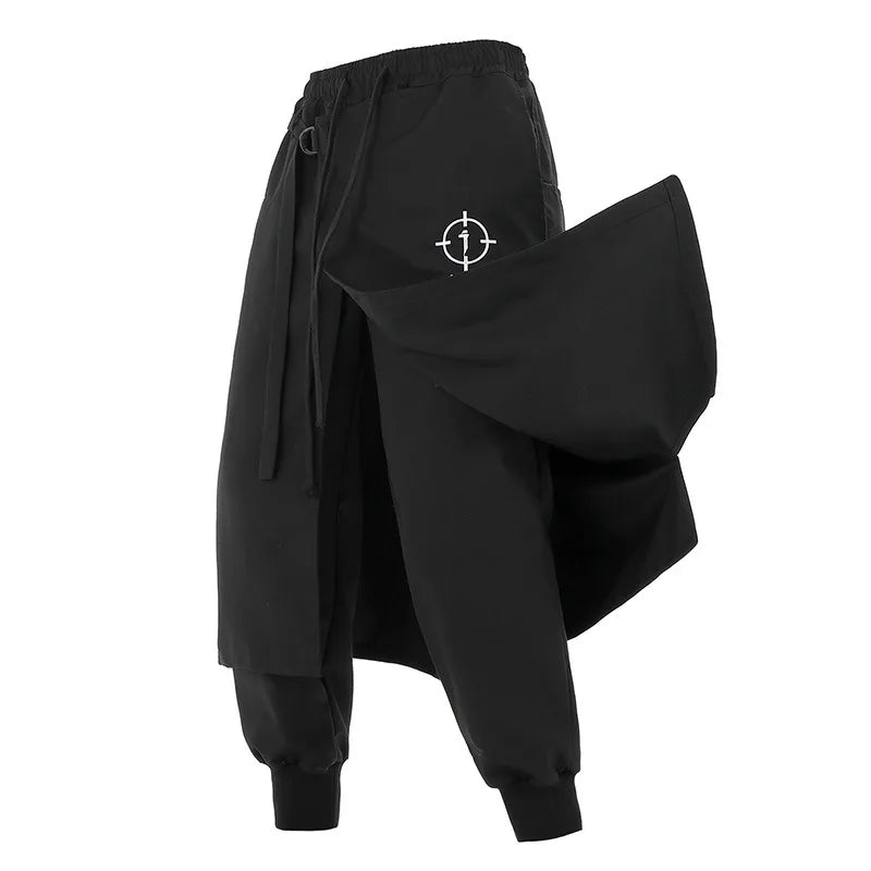 11 BYBB'S DARK Functional Robe Skirt Pants 2023 Autumn Tactical Skirt Joggers Pant Men Outdoor Hip Hop Streetwear Trouser Y2K