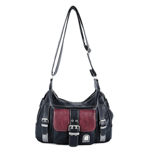 Y2K-Bolso cruzado Vintage a la moda para mujer, bolso de mano de cuero de diseñador de lujo Hip Hop, bolso de hombro Harajuku