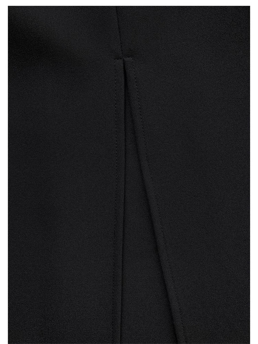 Vestido negro para mujer, novedad de verano 2023, elegante, sin mangas, a la moda, para fiesta de noche, Vestidos blancos por debajo de la rodilla coreanos, ropa femenina