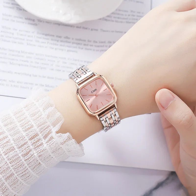 Watch Fashion Ladies Steel Chain Noble Quartz Watch Birthday Gift Business Wristwatch Watches for Women Relogio Feminino Relojes