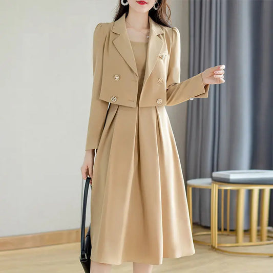 UNXX Stylish Design Sense Age-reducing Two-piece Set Women’s Clothing 2022 Spring New Elegant Temperament Versatile Skirt Suit