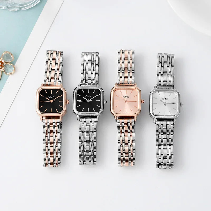 Watch Fashion Ladies Steel Chain Noble Quartz Watch Birthday Gift Business Wristwatch Watches for Women Relogio Feminino Relojes