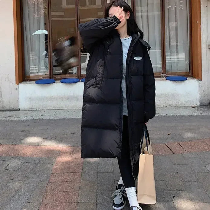 Women's Down Jacket Winter Women's Jacket 2023 Korean Feather Coats Down Coats Women's Puffer Jacket Down Cotton Long Jacket