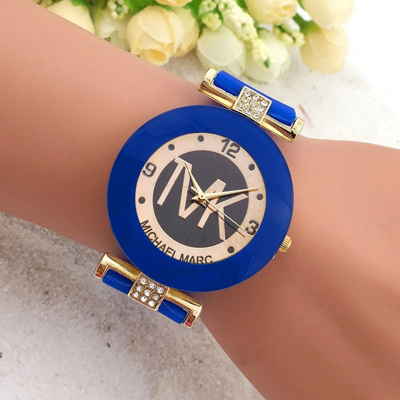 Marque TVK montre femmes cadeau montres de mode noir horloge de luxe Gel de silice Quartz femme montre-bracelet Relogio Masculino Zegarek Damsk