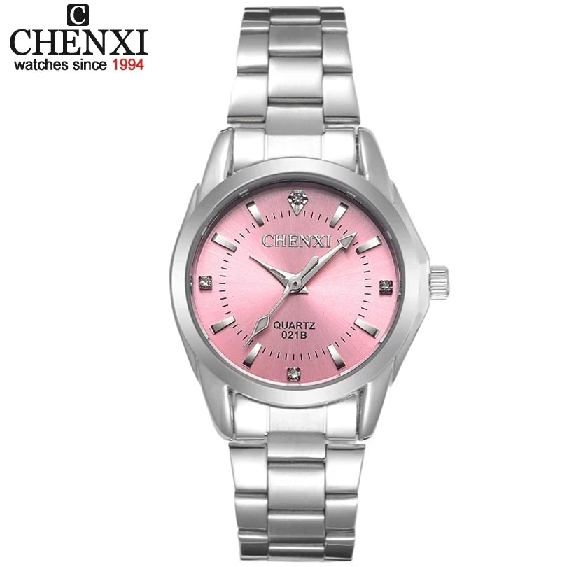 6 couleurs CHENXI marque montre de luxe femmes décontracté montre étanche femmes mode robe strass montre-bracelet CX021B