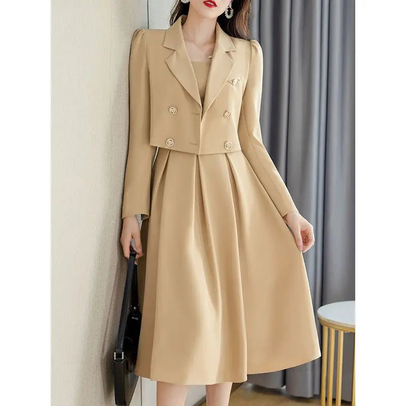 UNXX Stylish Design Sense Age-reducing Two-piece Set Women’s Clothing 2022 Spring New Elegant Temperament Versatile Skirt Suit