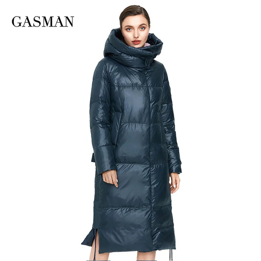 GASMAN 2022 nouveau chaud long épais parka femmes veste d'hiver pour femmes vêtements d'extérieur à capuche vêtements femme manteau femmes doudoune 027