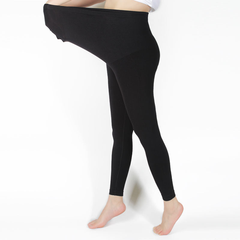 Pantalones de maternidad de alta elasticidad sin costuras que moldean el cuerpo Leggings de maternidad