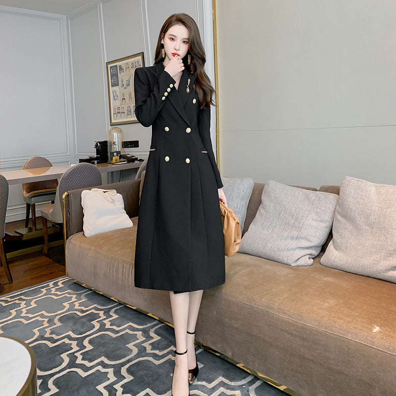 Mode Trench Coat femme Design mi-long