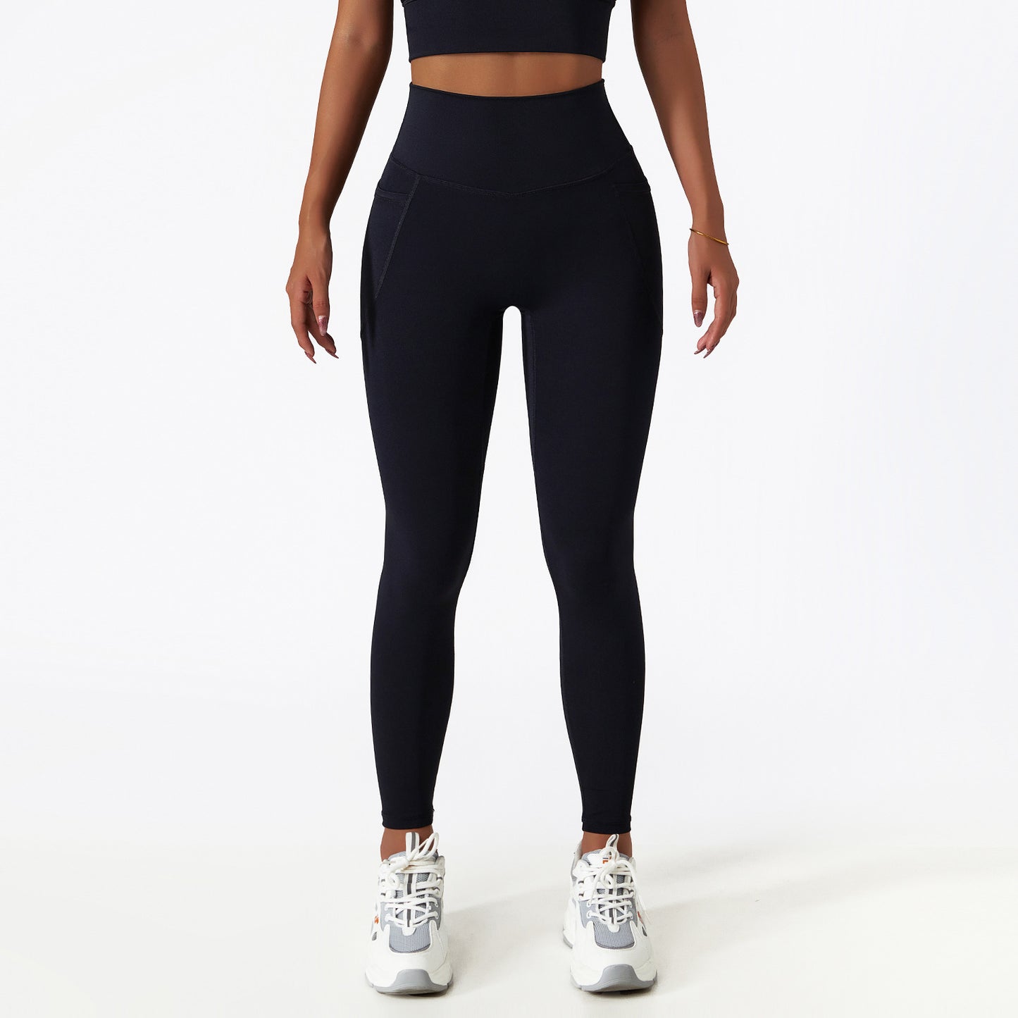 Pantalon de Fitness Slim taille haute à séchage rapide pour femmes