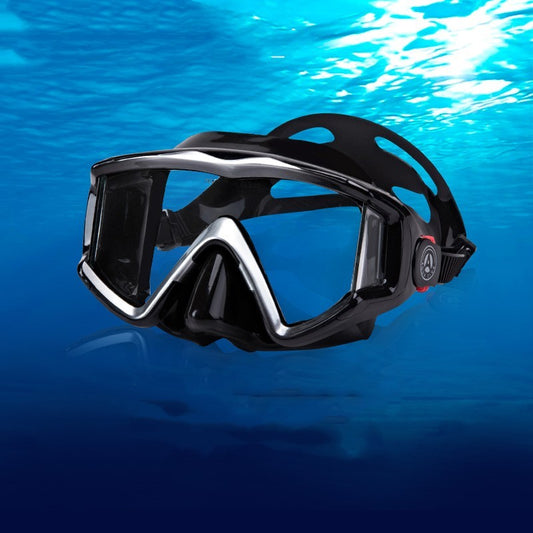 Tubo de respiración para snorkel, espejo facial profesional para buceo profundo Sanbao