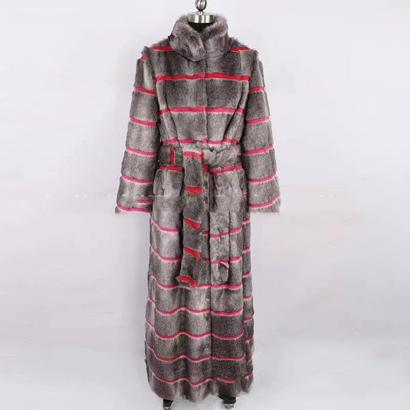 Women's Mid Length Coat With Waistband