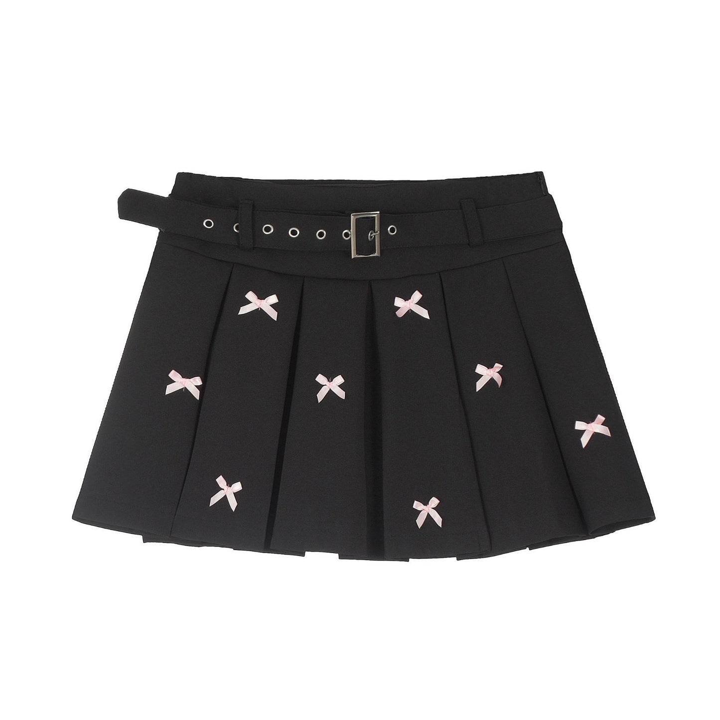 Women's Versatile College Style Bow Skirt