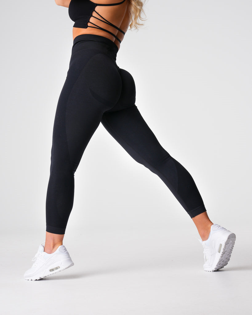 Pantalones ajustados hasta el tobillo para entrenamiento sin costuras con elevación de cadera para mujer