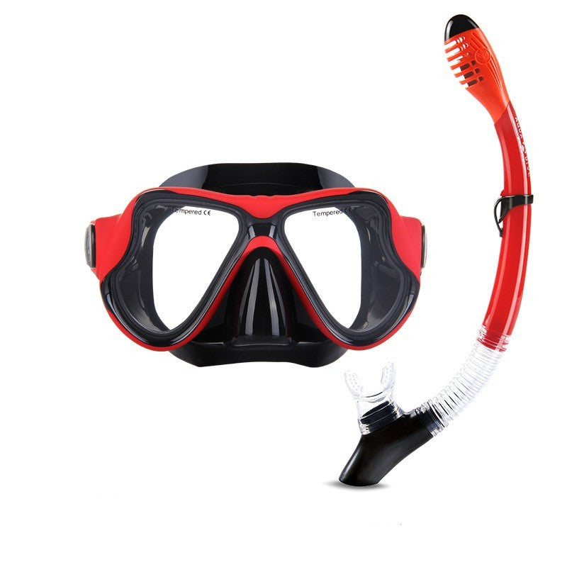 Tubo de respiración para snorkel, espejo facial profesional para buceo profundo Sanbao