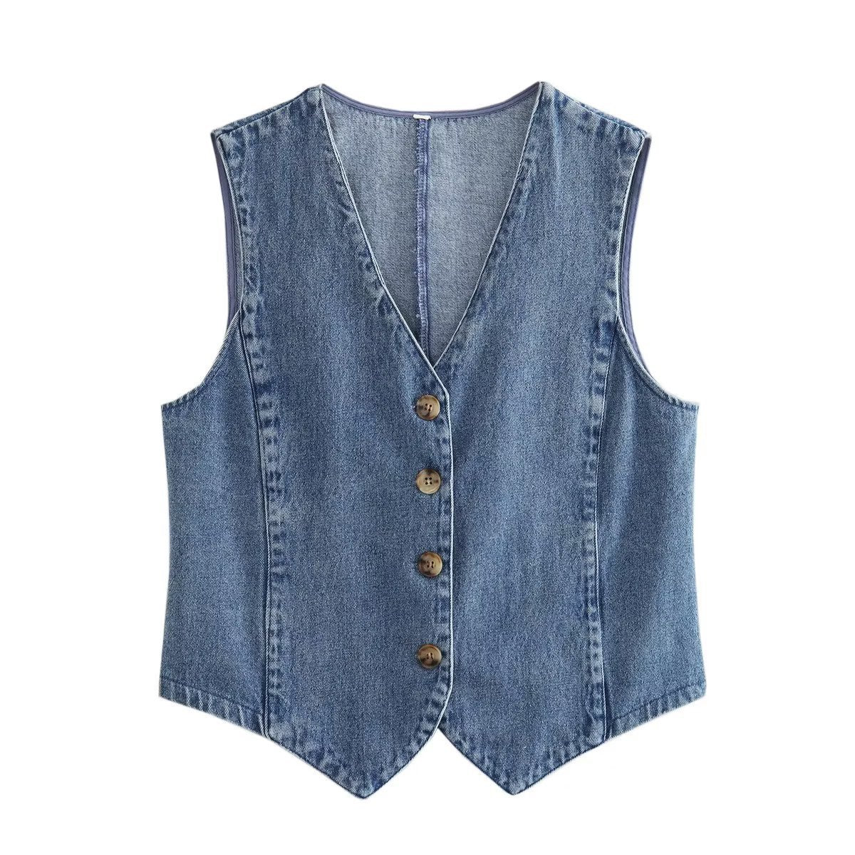 Gilet en jean à la mode pour femmes