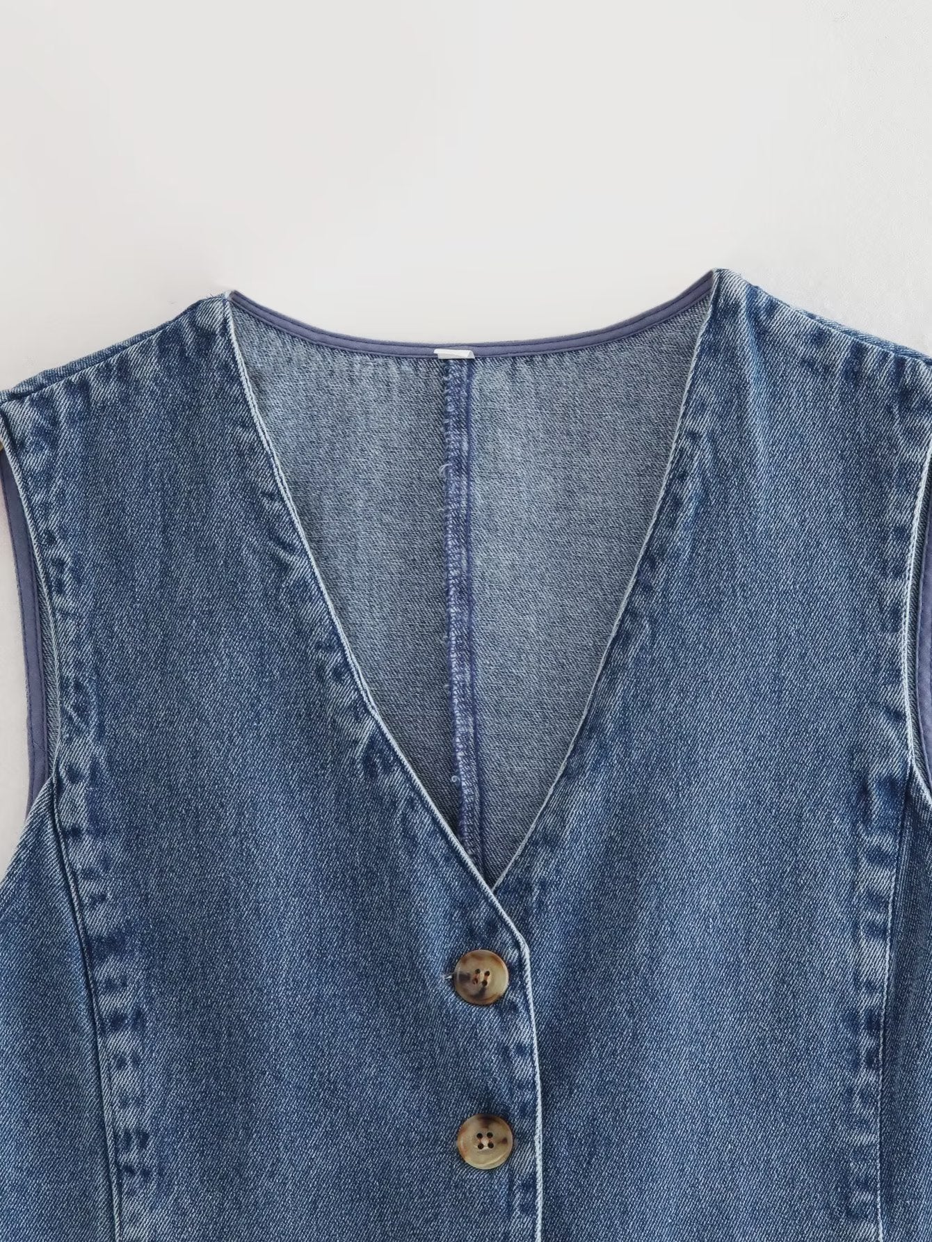 Gilet en jean à la mode pour femmes