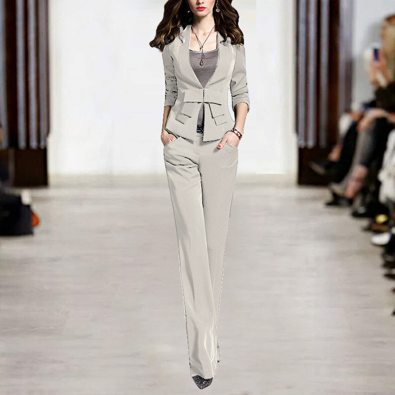 Women's Suit New Fashion Temperament Slim Pants