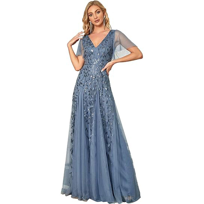 Women's New Noble Elegant Long Evening Dress