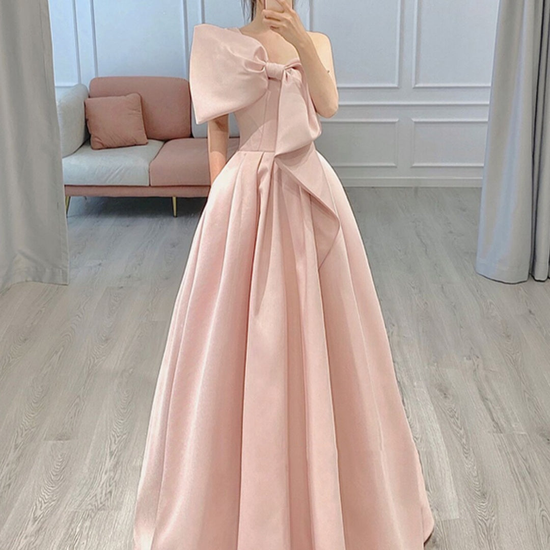 Evening Gown Bride Engagement Dress French Bridesmaid Dress