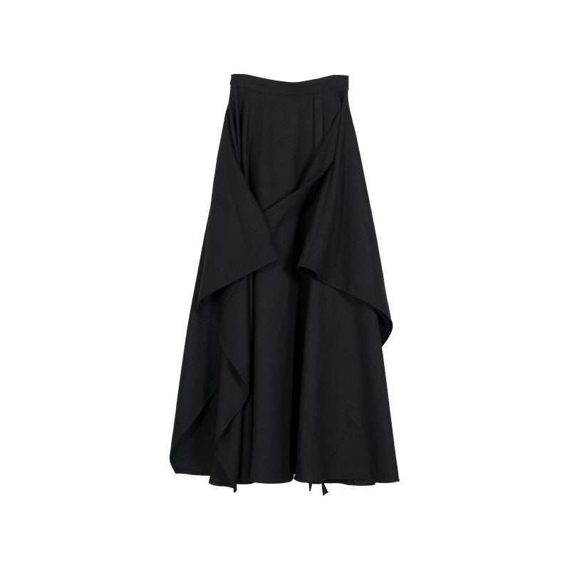 Women's Fashion Irregular High Waist A- Line Dress