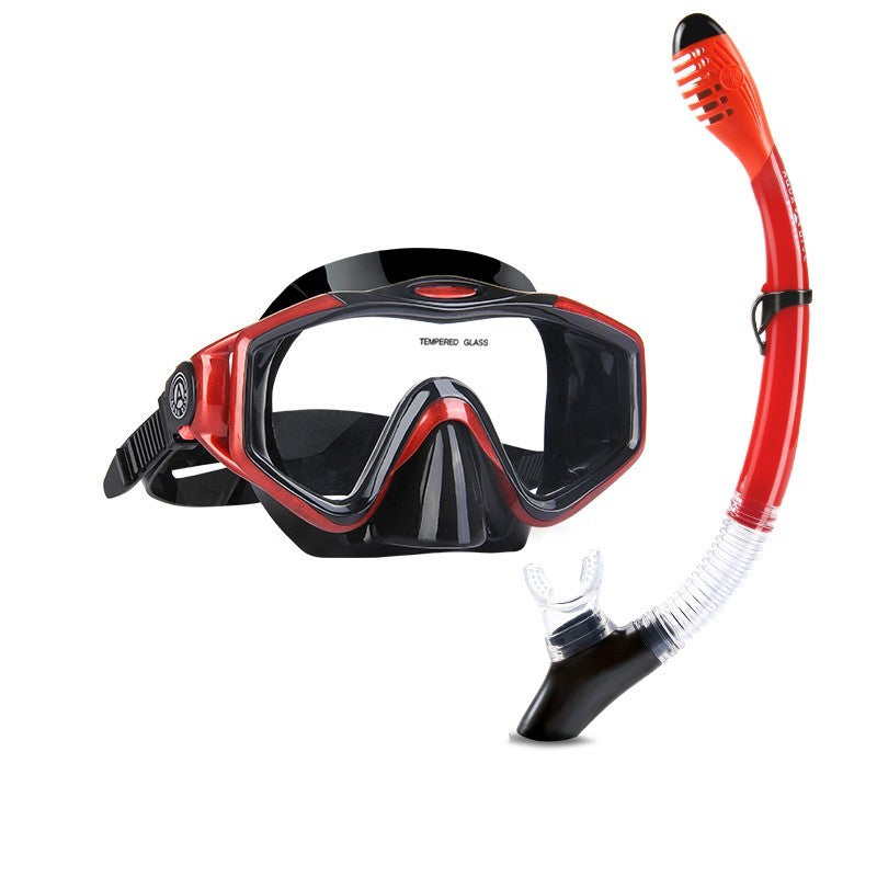 Tubo de respiración para snorkel, espejo facial profesional para buceo profundo Sanbao