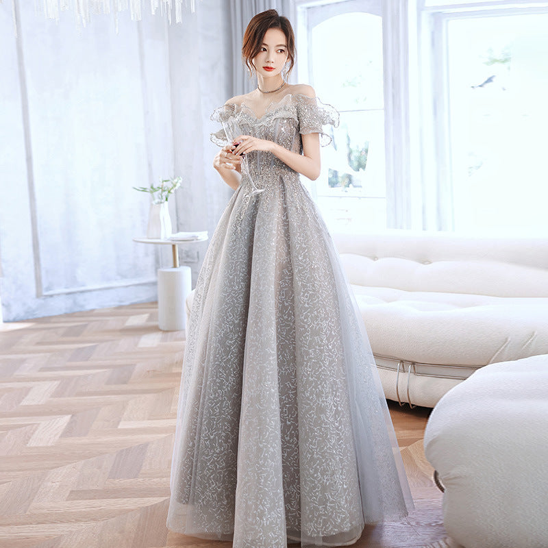 French Banquet Temperament Advanced Sense Dress