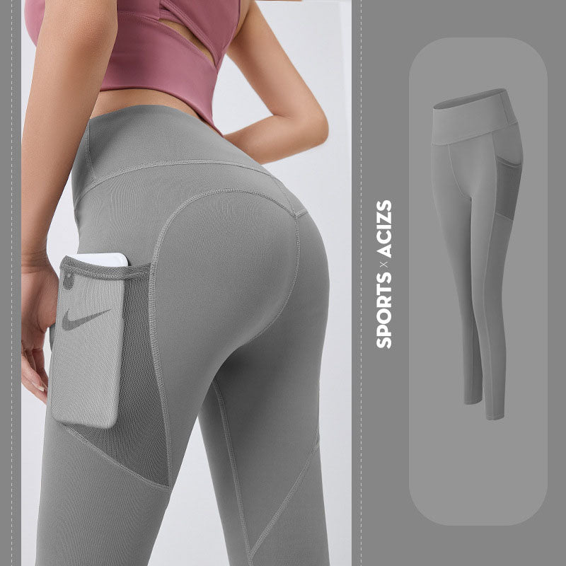 Pantalons de Yoga femmes avec poche Leggings Sport fille Leggings de gymnastique femmes contrôle du ventre collants de Jogging femme pantalons de Fitness