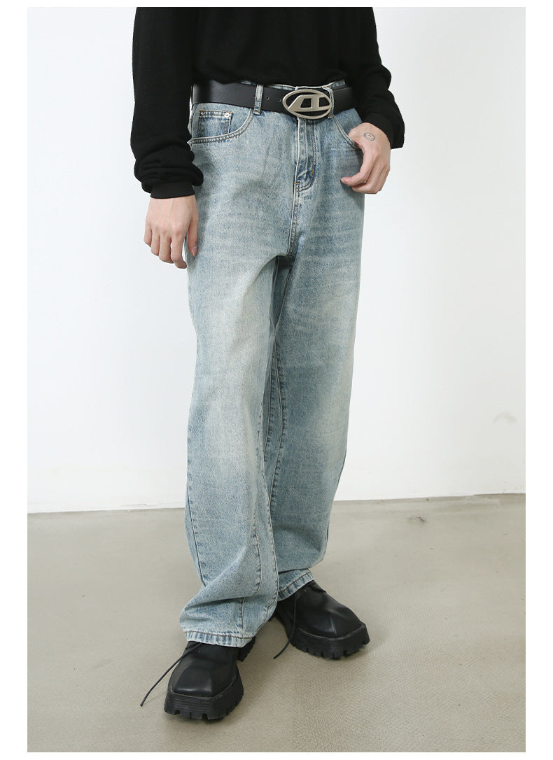 Pantalon américain High Street Men Denim Niche Design